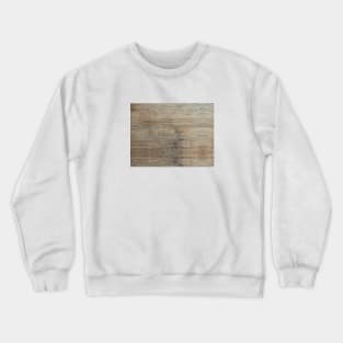 Minimalist Grunge Wooden Planks Textured Crewneck Sweatshirt